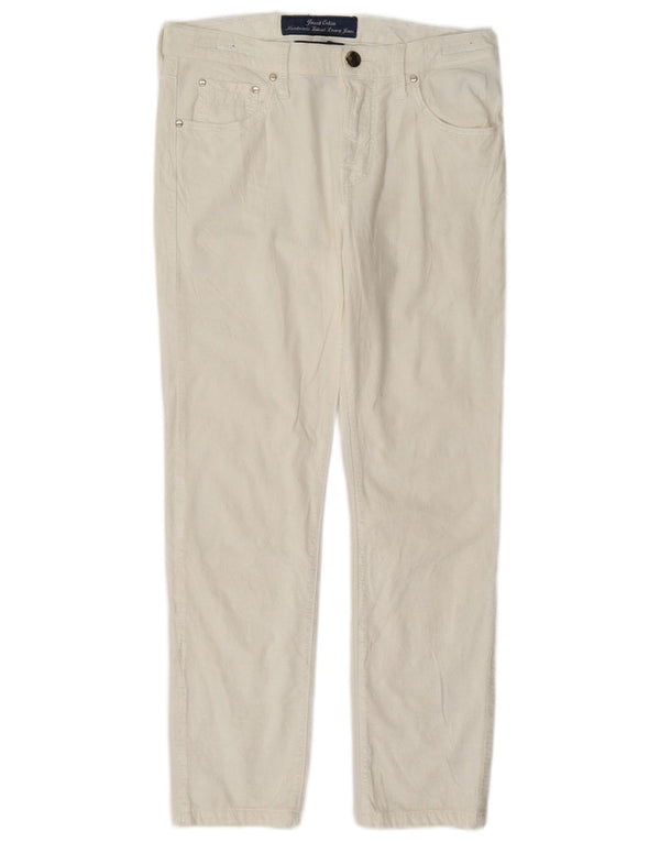 Calça feminina casual slim Jacob Cohen W27 L26 branca