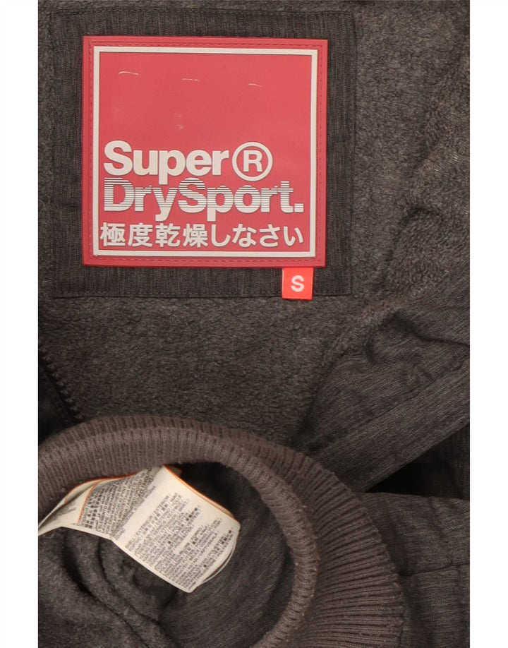 Jaqueta acolchoada com capuz feminina Superdry UK 10 poliéster cinza pequeno