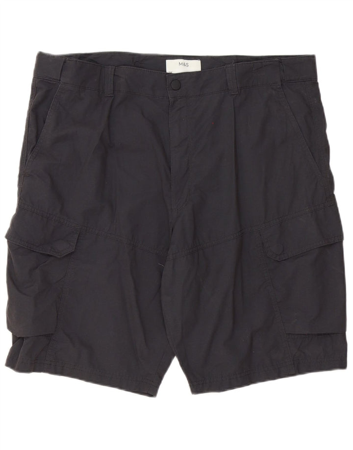 Shorts cargo masculino MARKS & SPENCER W38 XL algodão cinza
