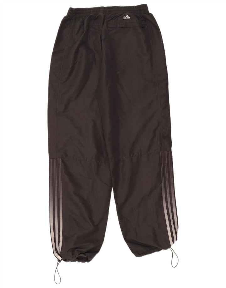 Adidas masculino solto ajuste calças de treino joggers pequeno poliéster preto