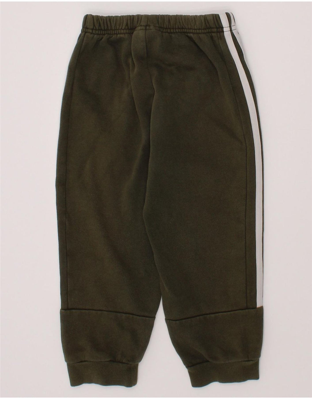 ADIDAS Meninos Calças de Treino Joggers 2-3 Anos Cáqui Algodão