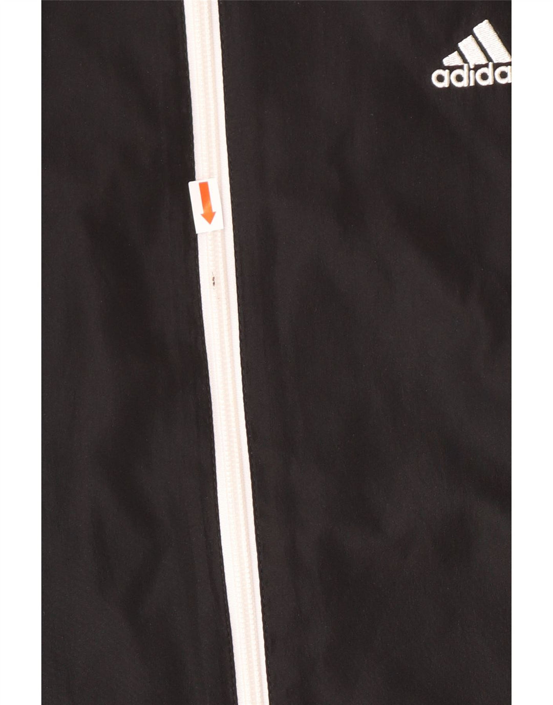 Adidas Mens Tracksuit Top Jacket UK 40/42 Médio Preto Poliéster