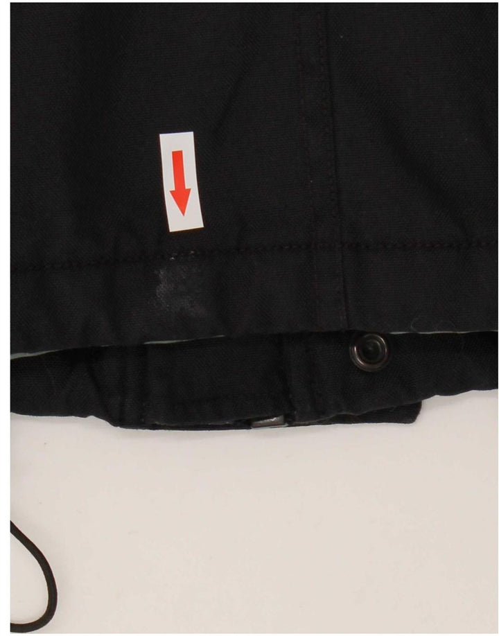 Jaqueta corta-vento masculina Energie com capuz UK 40 grande preta