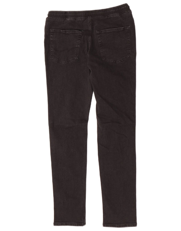 Jack & Jones Boys GLENN Slim Jeans 14-15 Anos W28 L30 Algodão Preto