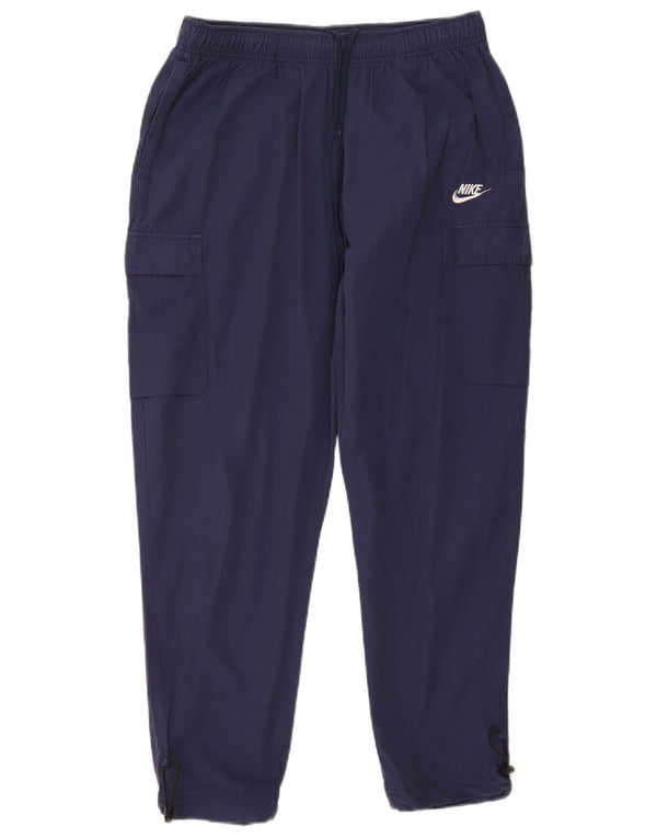 Nike Mens Cargo Calças de treino Joggers grandes algodão azul marinho