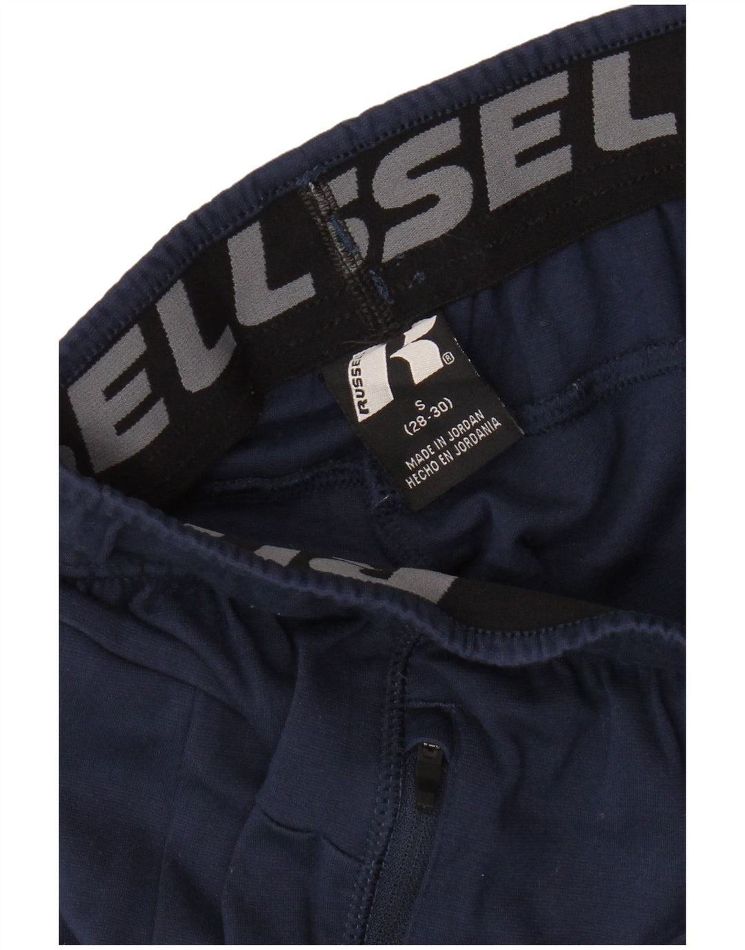 Calça de treino masculina RUSSELL ATLÉTICA pequena azul marinho