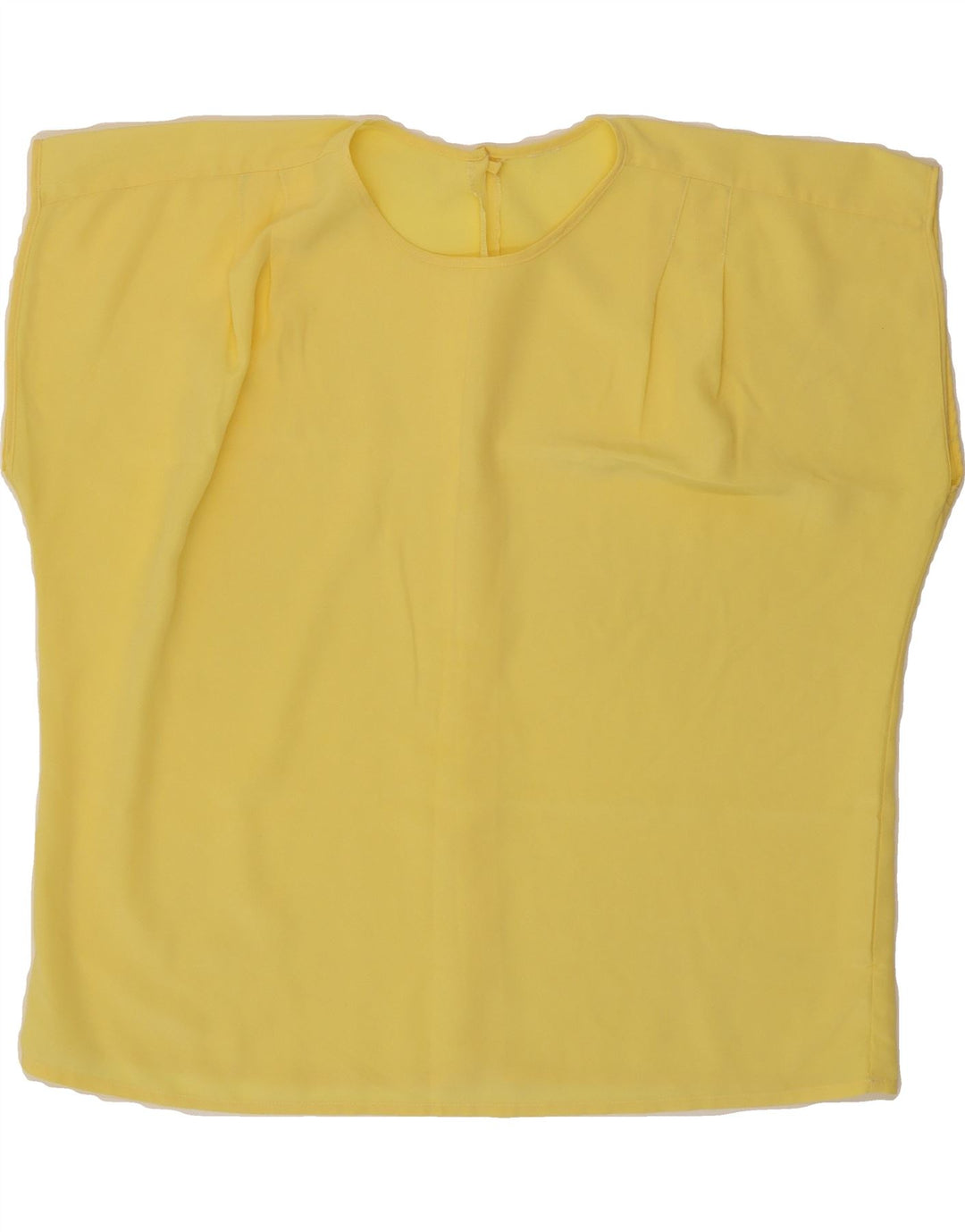 VINTAGE Womens Oversized Blouse Top UK 20 2XL Yellow Vintage Vintage and Second-Hand Vintage from Messina Hembry 