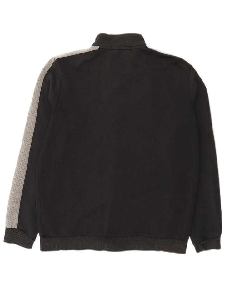 Puma Mens Tracksuit Top Jacket Médio Preto Colorblock Algodão