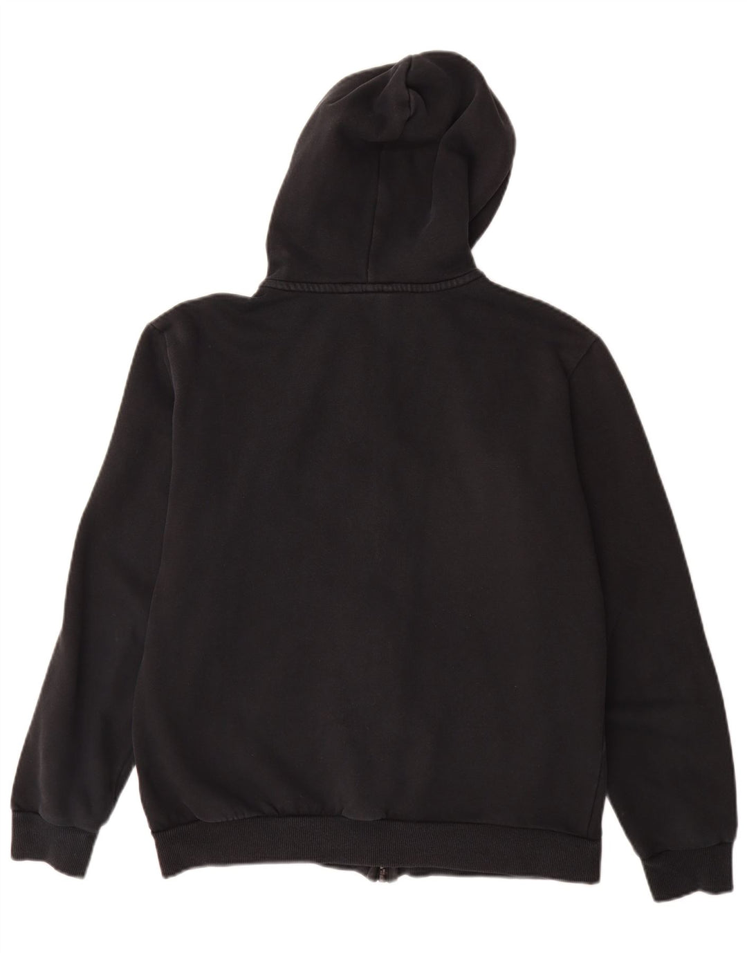 Suéter Puma feminino com capuz e zíper UK 14 médio preto