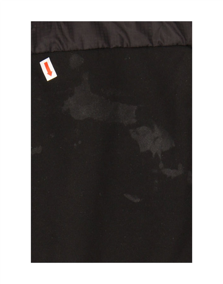 Suéter masculino com capuz e gola com zíper The North Face grande poliéster preto