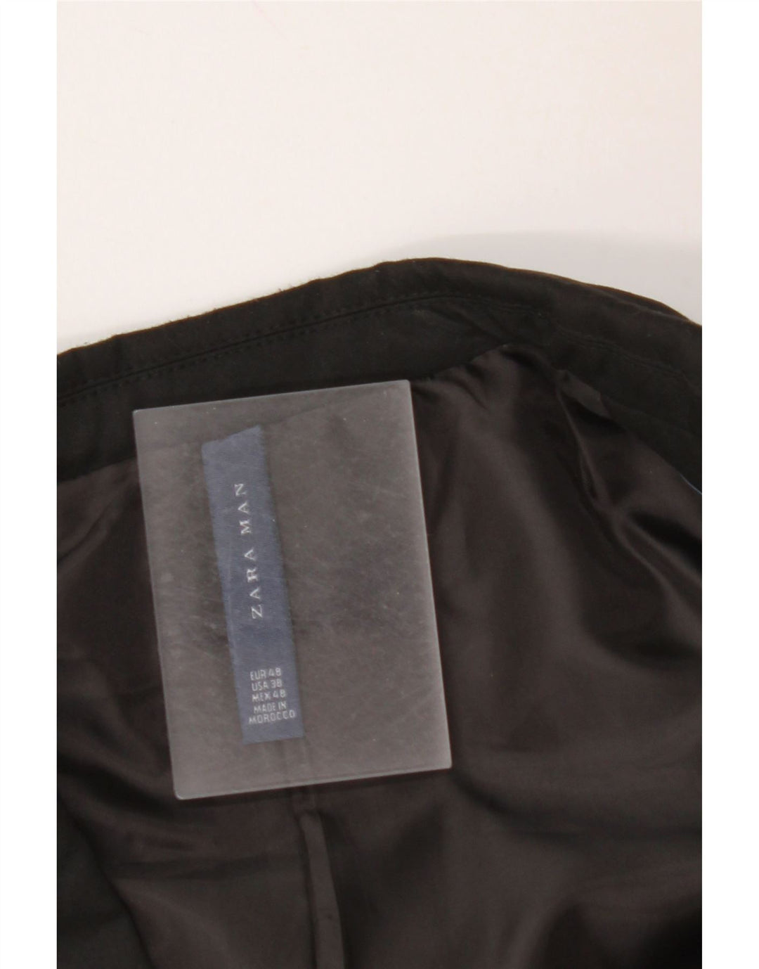 Jaqueta blazer masculina de 2 botões ZARA EU 48 médio preto