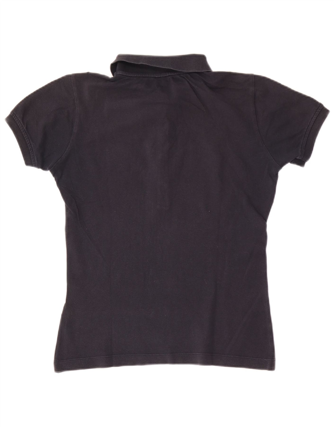 Camisa polo feminina North Sails UK 12 algodão preto médio