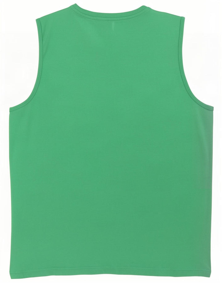 Puma Mens Graphic Vest Top Grande Verde