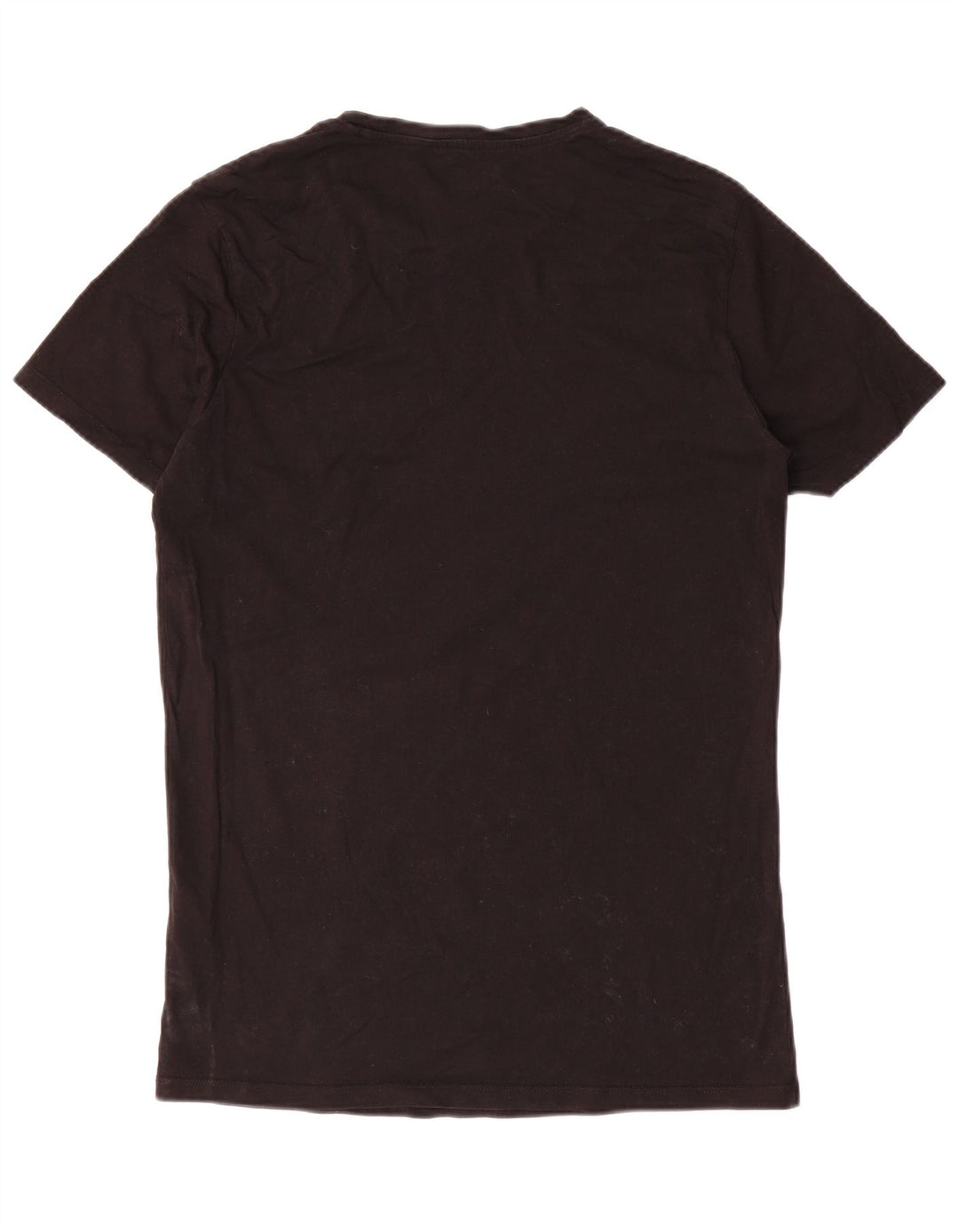 Camiseta masculina Diesel Top grande de algodão preto