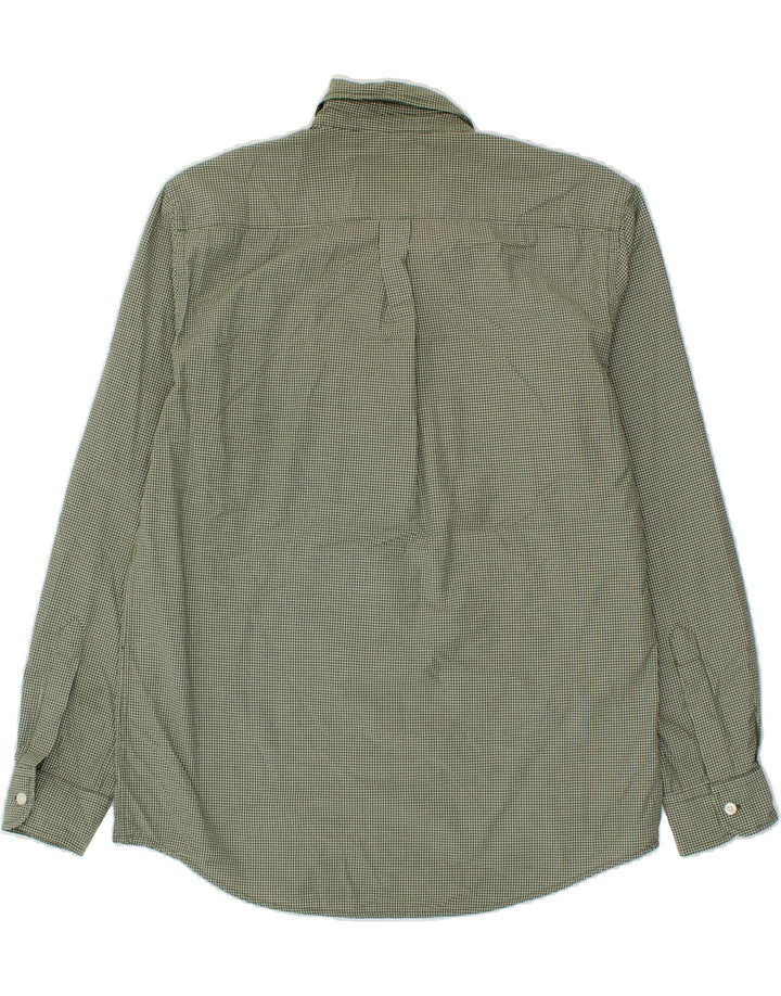 DOCKERS Mens Shirt Medium Green Check Cotton Vintage Dockers and Second-Hand Dockers from Messina Hembry 