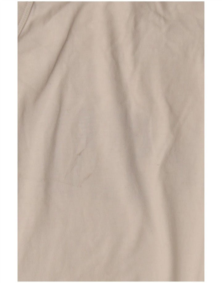 Converse Mulher Graphic Vest Top UK 10 Pequeno Branco