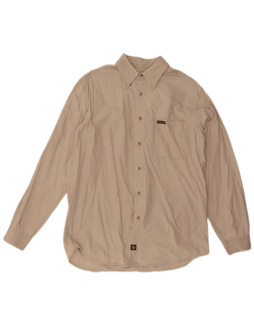 Camisa masculina Marlboro Classics grande bege