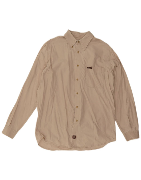 Camisa masculina Marlboro Classics grande bege