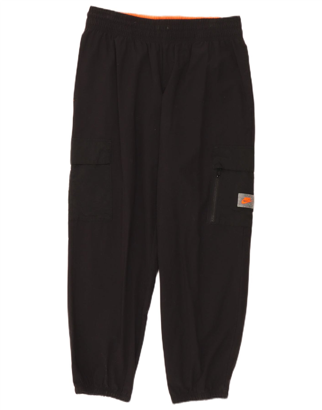 Nike masculino solto ajuste carga calças de treino joggers médio preto náilon