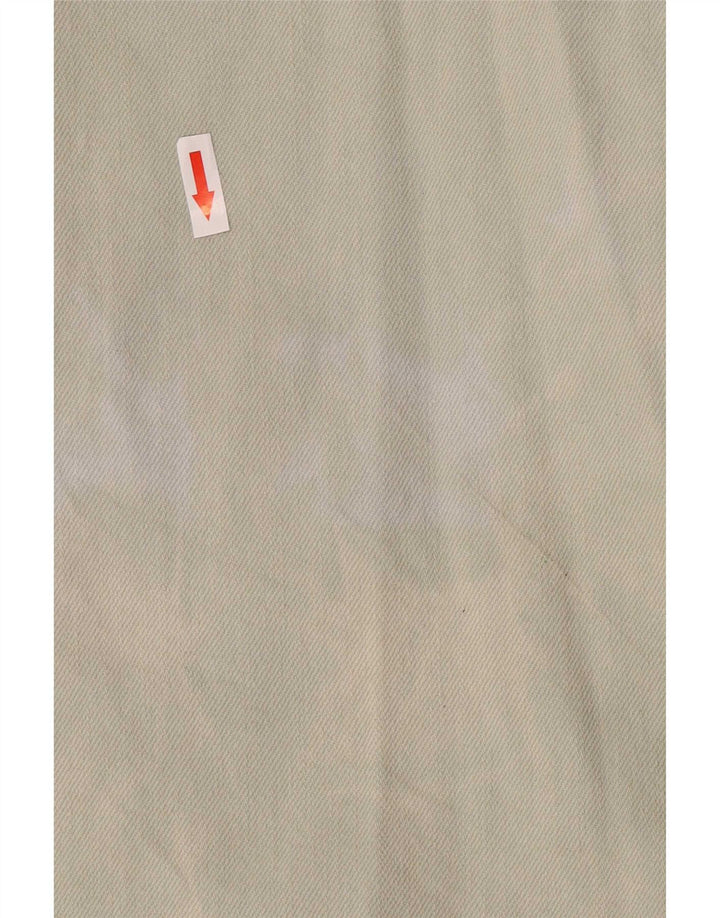 Jaqueta utilitária masculina Zara UK 38 algodão verde médio