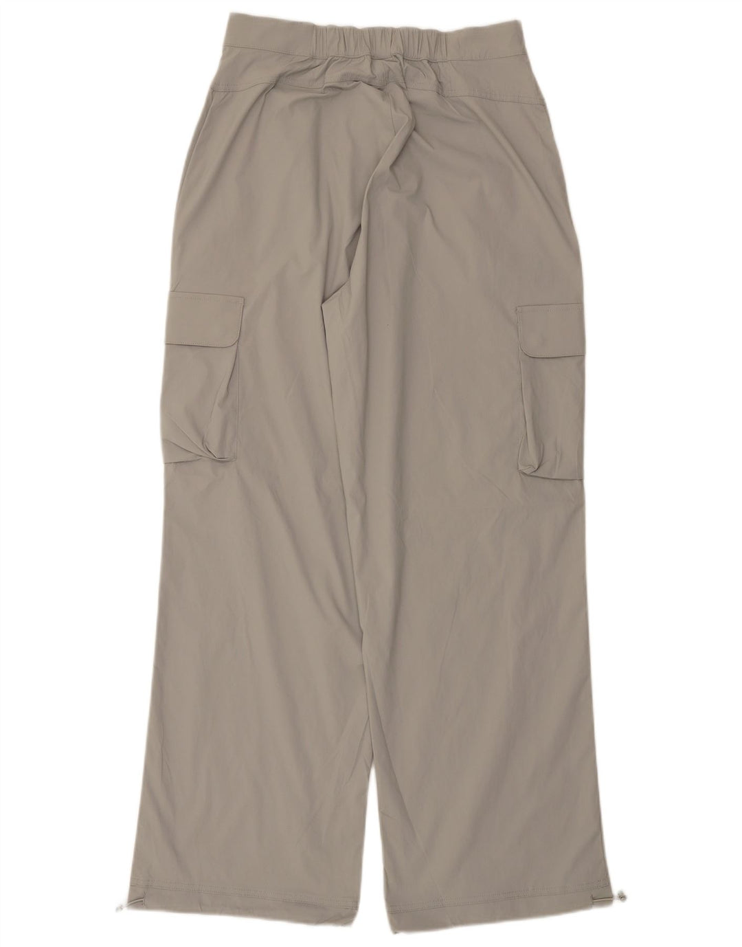 Calça cargo feminina ELLESSE cintura alta Reino Unido 14 médio W30 L31 cinza