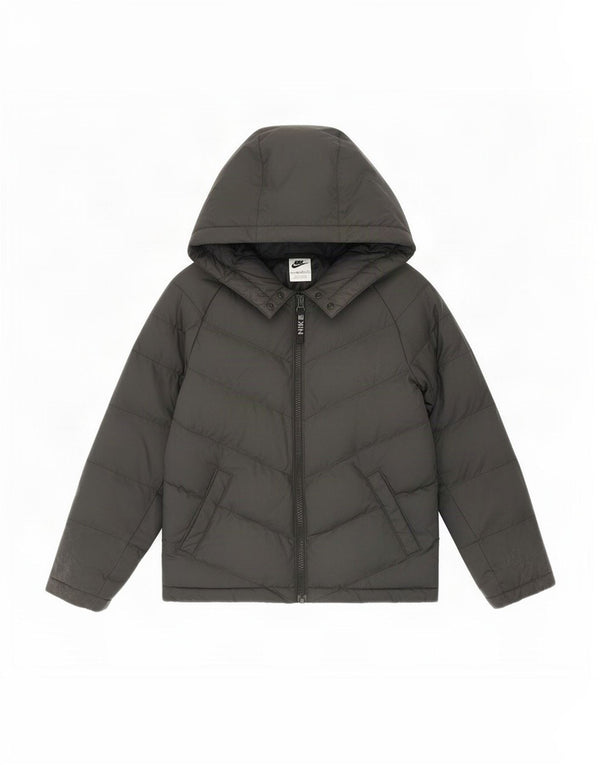 Jaqueta acolchoada com capuz Nike Boys 6-7 anos XS preto poliéster