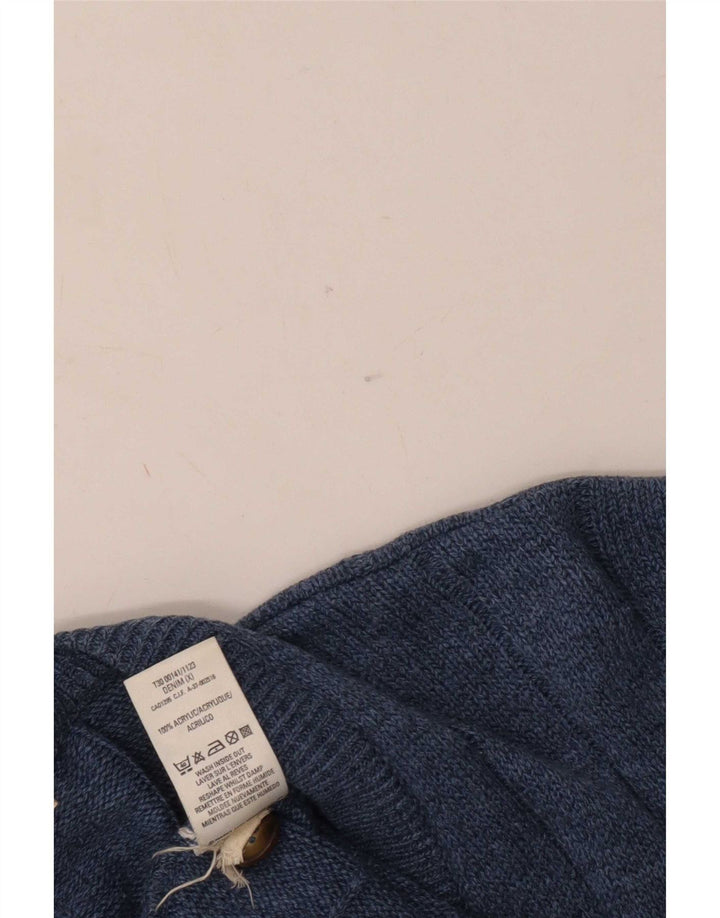 Suéter masculino Marks & Spencer St. Michael Cardigan XL azul marinho acrílico