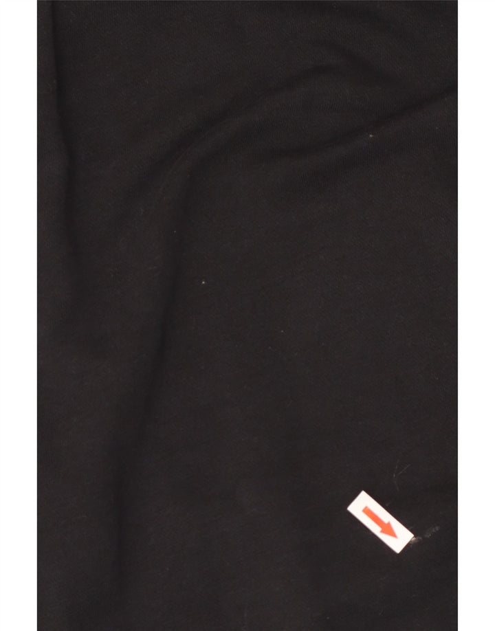 NIKE Mens Hoodie Jumper Médio Algodão Preto