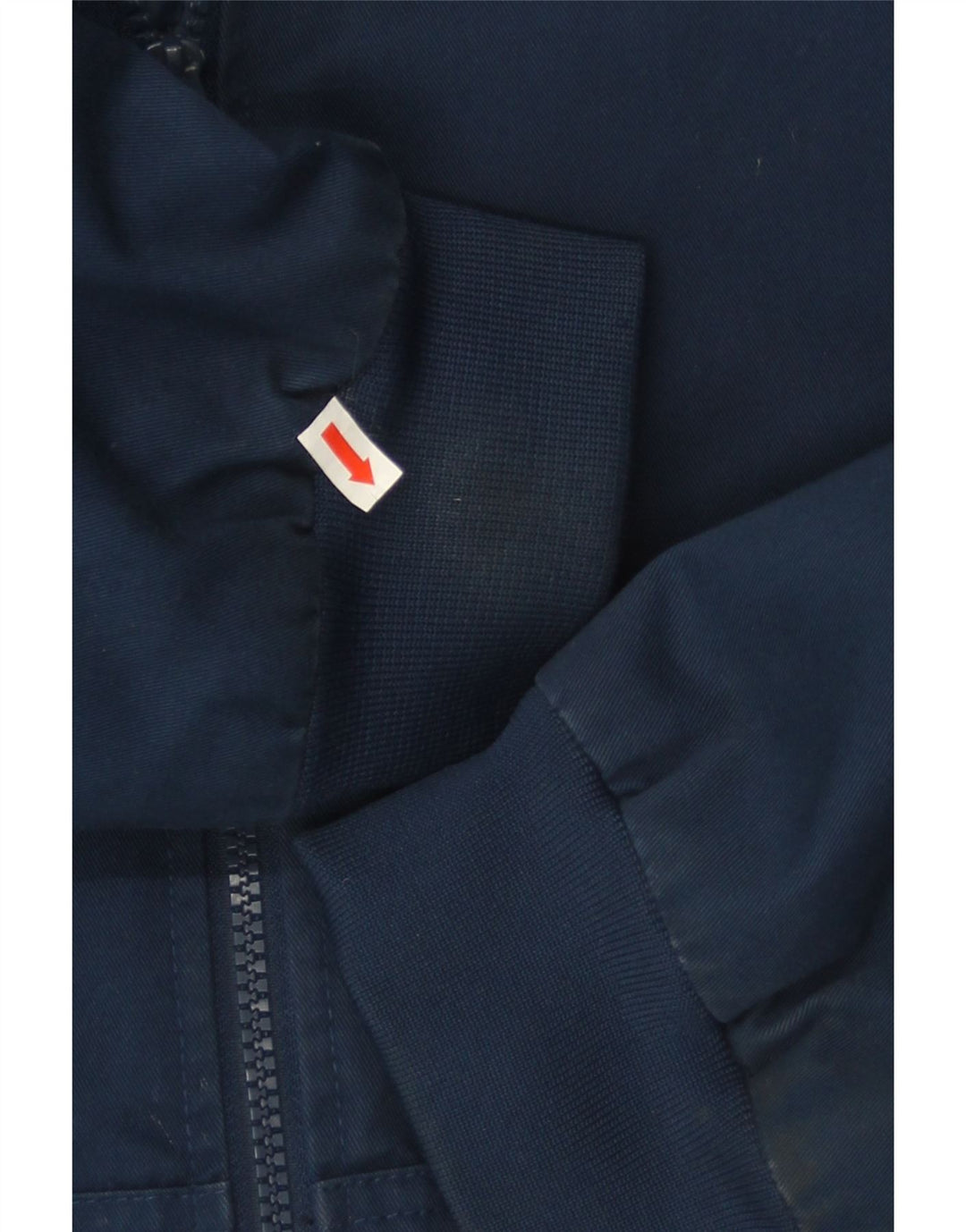 Jaqueta bomber masculina DC com capuz Reino Unido 40 grande algodão azul marinho