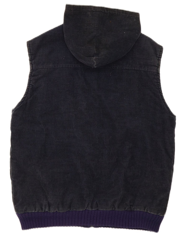 Colete masculino de veludo com capuz Wrangler UK 38 azul marinho médio