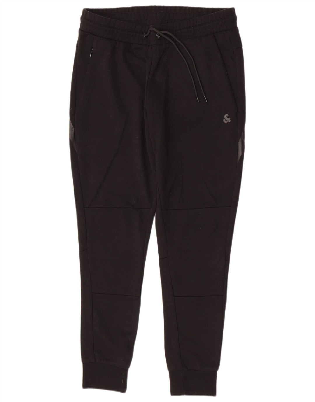 Calça de treino masculina Jack & Jones Joggers poliéster preto médio