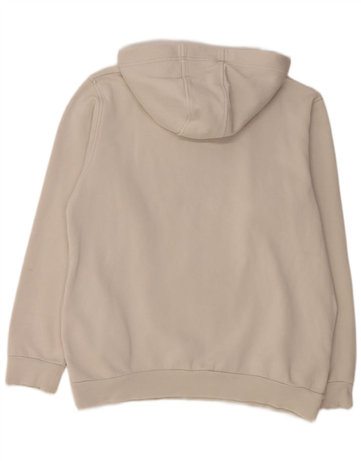 Kappa Mens Hoodie Jumper XL Algodão Branco