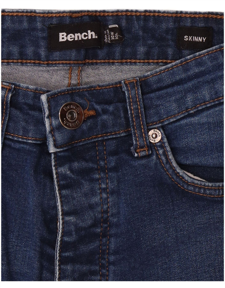 Jeans skinny feminino BENCH W30 L32 azul