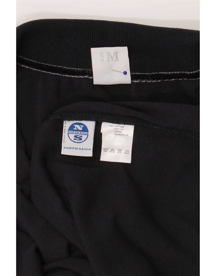Polo feminino North Sails UK 14 médio algodão azul marinho