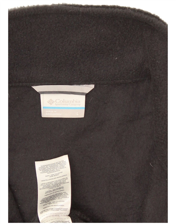 Columbia Mens Fleece Gilet UK 40 Grande Poliéster Preto