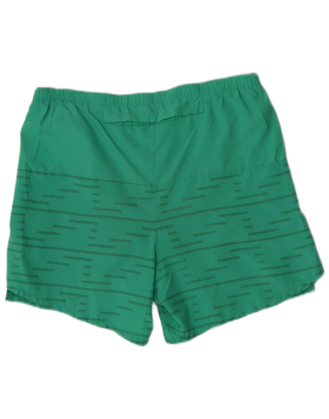 Nike Mens Dri Fit Sport Shorts Pequeno Verde Listrado Poliéster