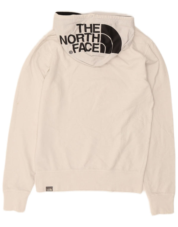 Suéter com capuz gráfico masculino The North Face pequeno algodão branco