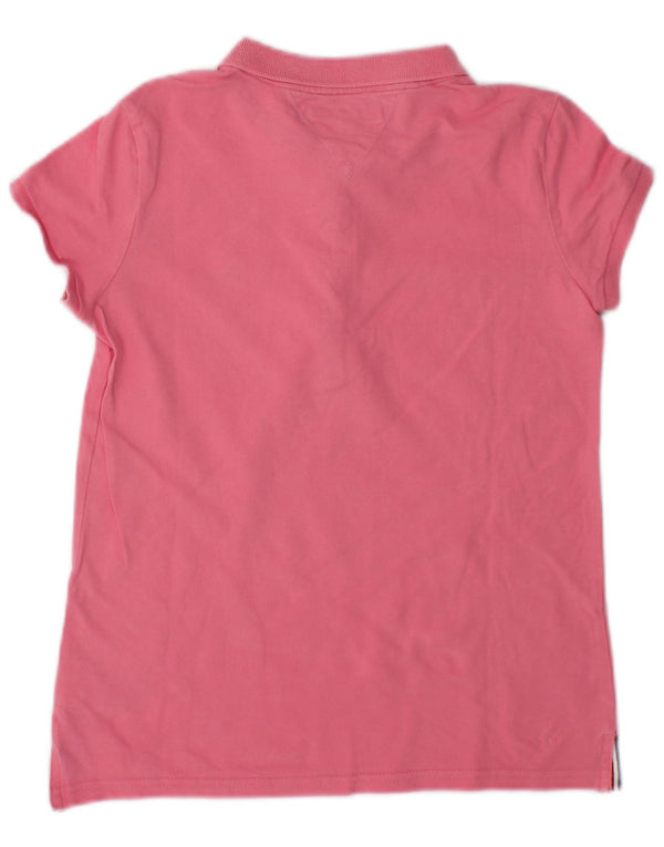 Camisa polo feminina Tommy Hilfiger 13-14 anos algodão rosa