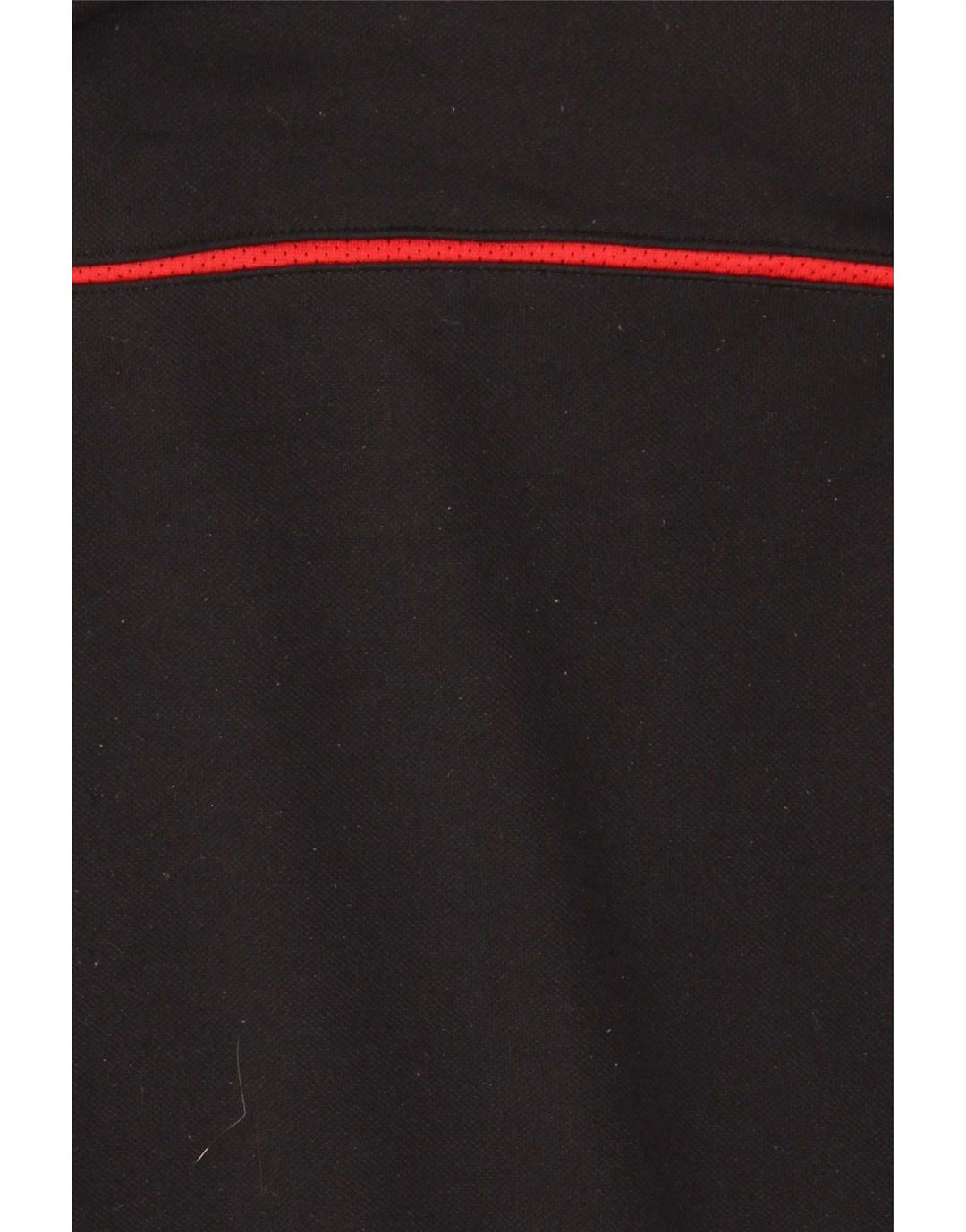 Adidas Mens Zip Neck Pullover Treino Top Grande Preto Colorblock
