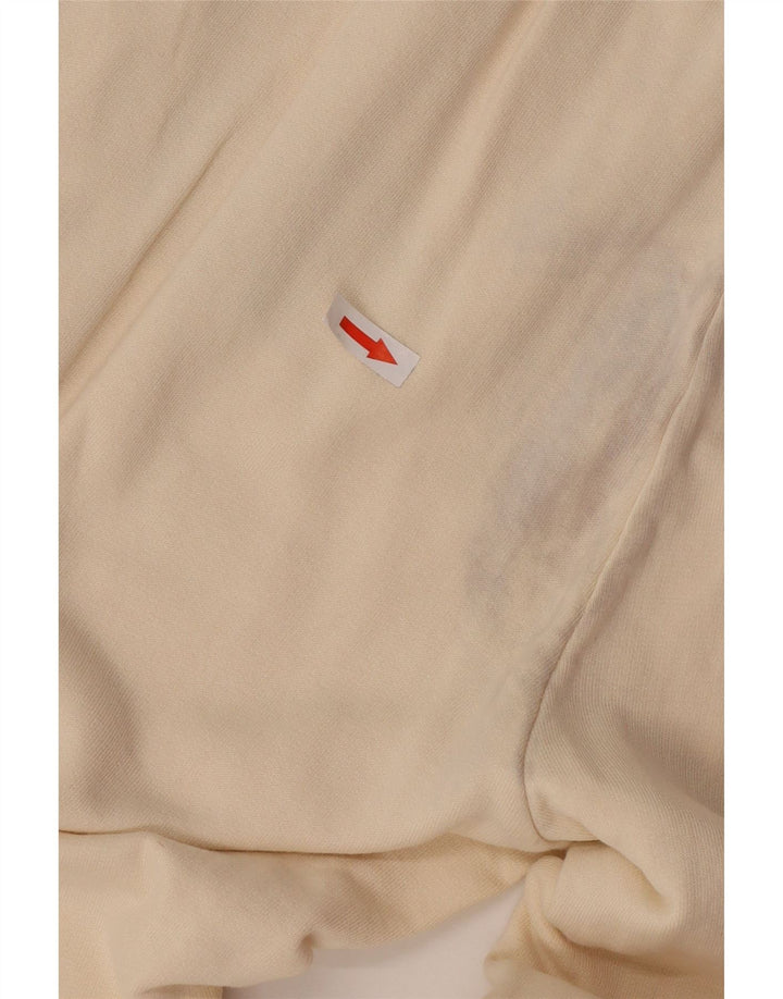 Calça de treino feminina Zara Joggers UK 12 Médio Off White