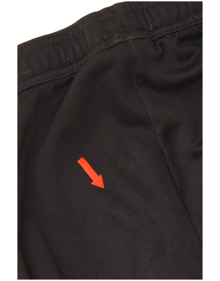 Calça de treino feminina Adidas UK 10 pequena poliéster preto