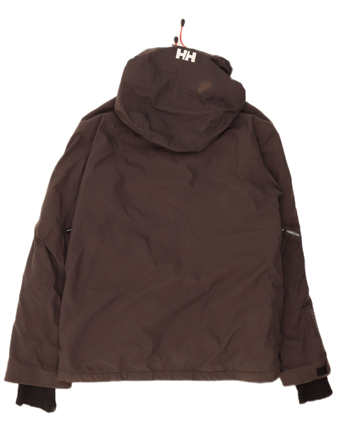 Jaqueta corta-vento masculina Helly Hansen com capuz UK 36 Small Grey Colourblock