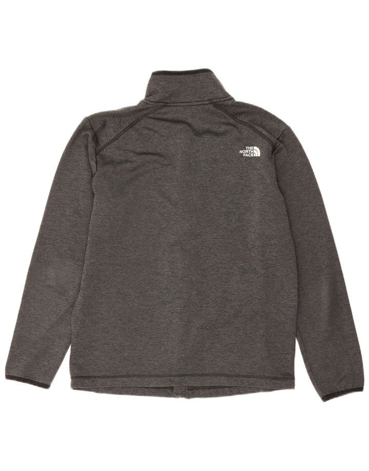 Jaqueta masculina de agasalho The North Face poliéster manchado cinza médio
