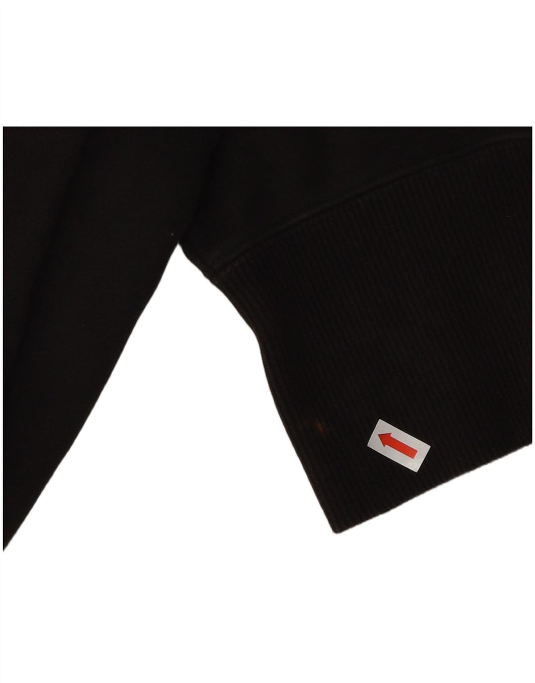 Puma feminino gráfico crop moletom jumper UK 14 médio algodão preto