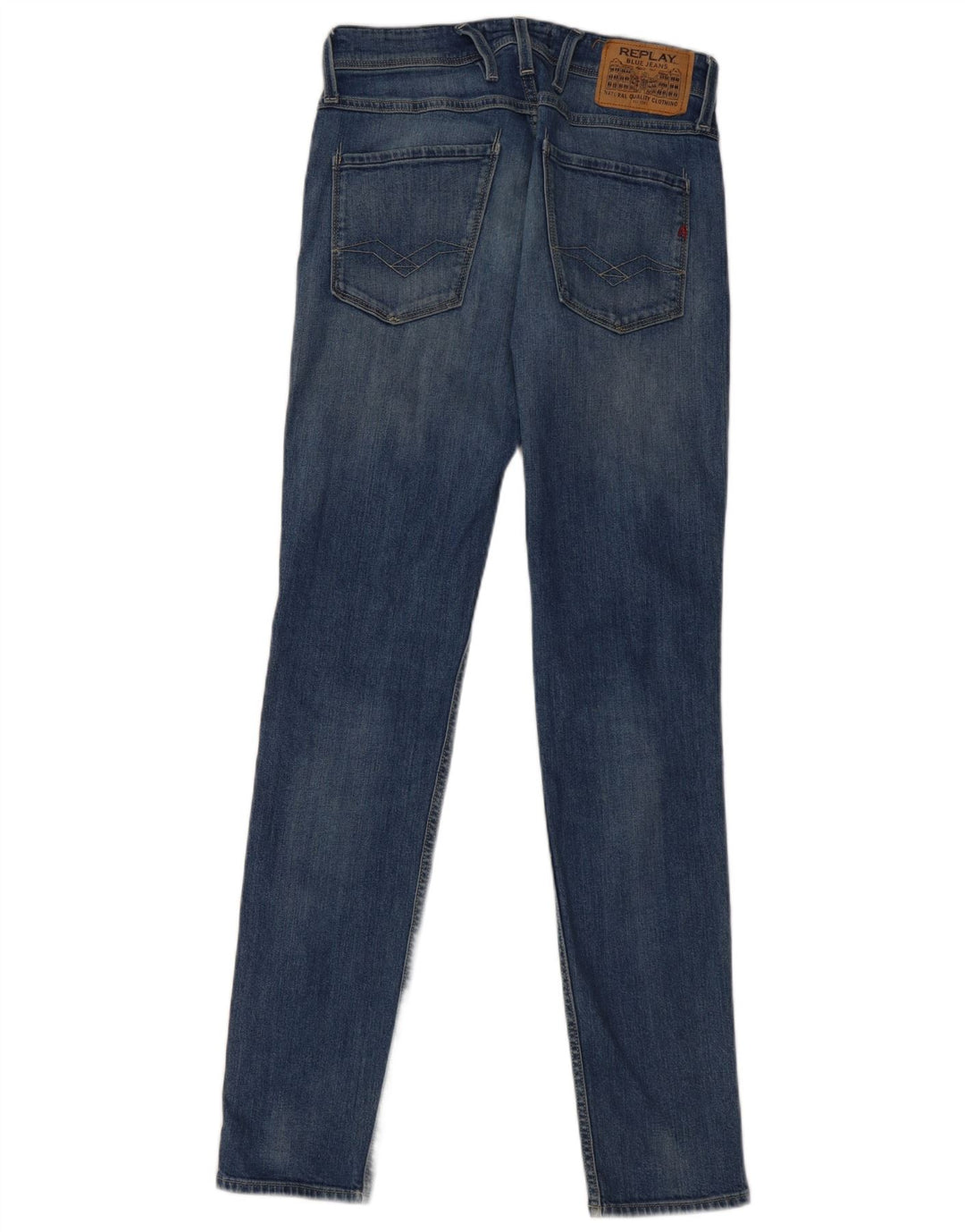 REPLAY Jeans feminino Anbass skinny W28 L32 azul