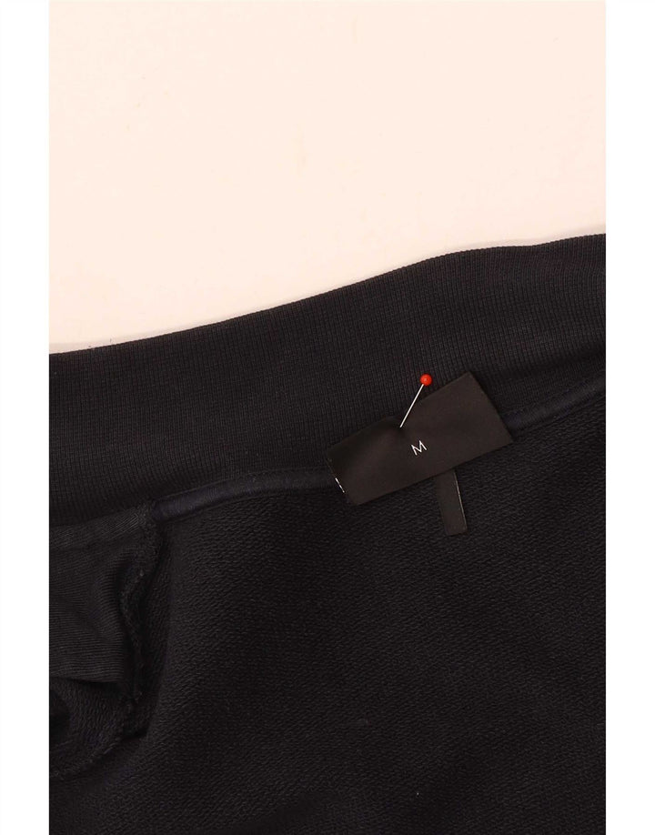 Jaqueta masculina Emporio Armani com agasalho gráfico médio preto
