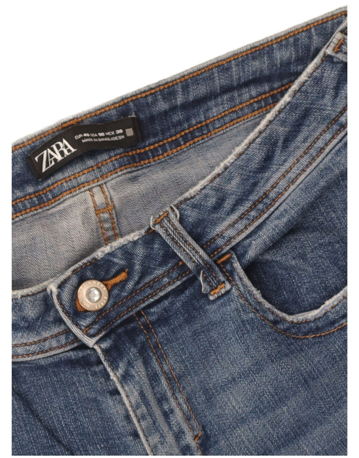 Calça jeans skinny feminina Zara EU 40 médio W30 L27 azul