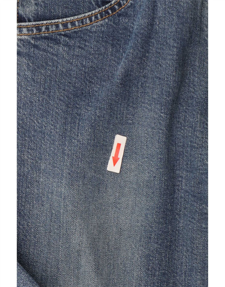 Calça jeans feminina Levi's 525 Flared W28 L34 azul algodão