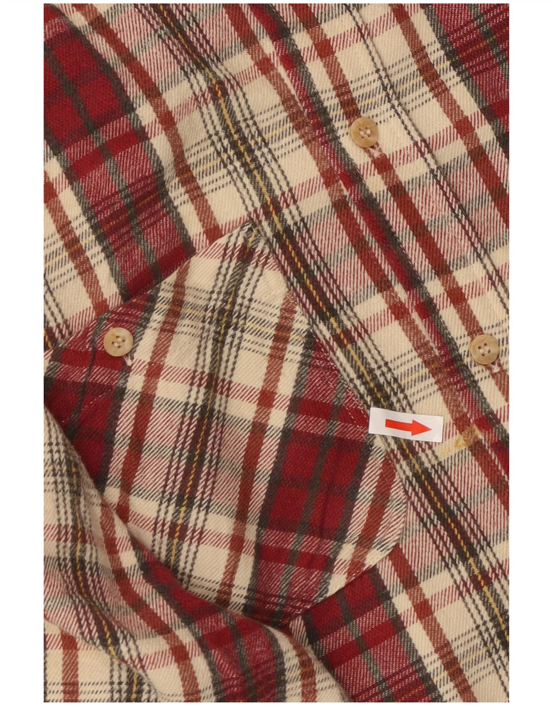 Think Pink Camisa masculina de flanela xadrez XL Borgonha Xadrez