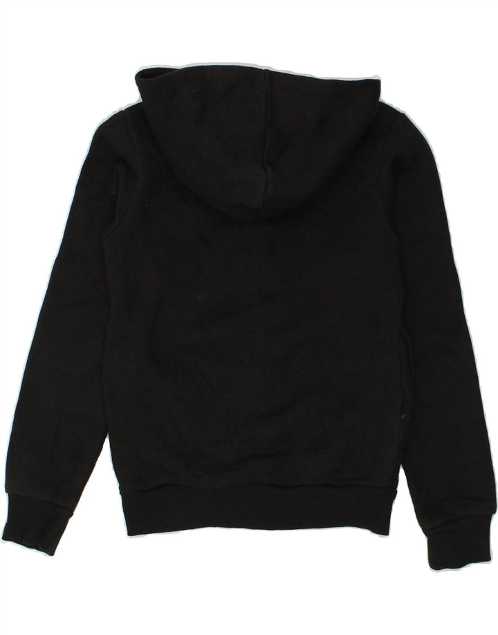 MCKENZIE Boys Graphic Zip Hoodie Sweater 8-9 Years Black Cotton | Vintage Mckenzie | Thrift | Second-Hand Mckenzie | Used Clothing | Messina Hembry 